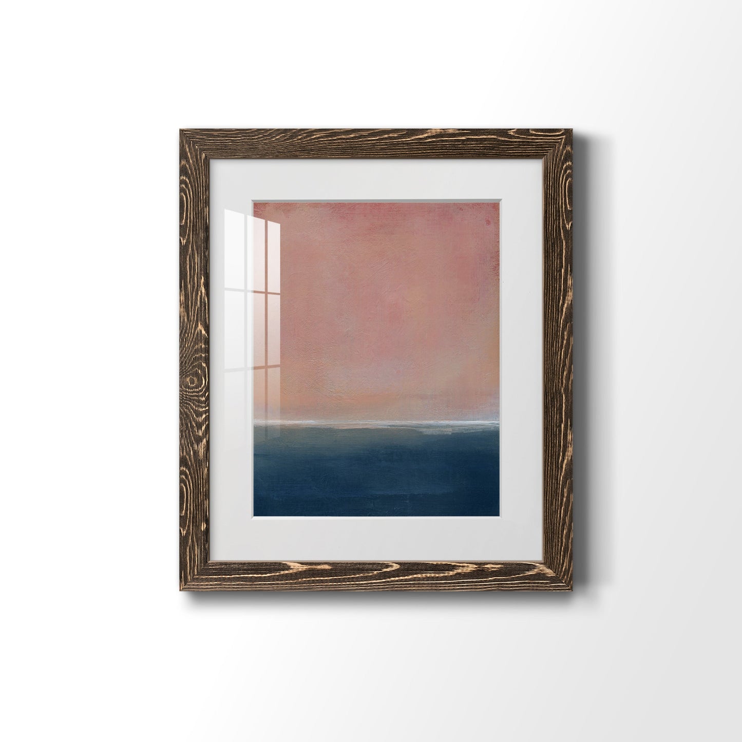 Sunset - Premium Framed Print - Distressed Barnwood Frame - Ready to Hang