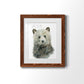 Forest Fur Baby Bear - Barnwood Framed Art Print