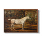 Grey Arabian Stallion, Property of Sir Watkin Williams-Wynn, c. 1817 - Floater Framed Canvas Print