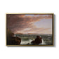 Views Across Frenchman's Bay from Mt. Desert Island, After a Squall, 1845 - Floater Framed Canvas Print