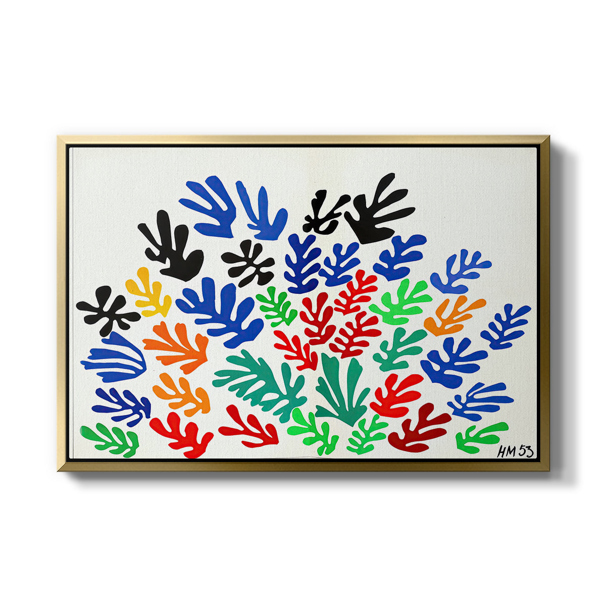 The Sheaf (La gerbe), 1953 - Floater Framed Canvas Print