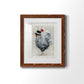 Sunday Best Rooster - Barnwood Framed Art Print