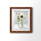Sunflower I - Barnwood Framed Art Print