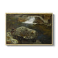 By the Mill Pond (En Mølledam), 1850 - Floater Framed Canvas Print