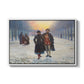 Morning after the Carnival, 1884 - Floater Framed Canvas Print