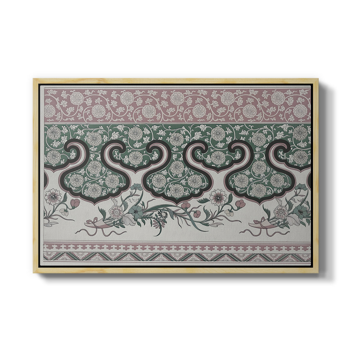 Examples of Chinese Ornament, Pl. LXXVI, 1867 - Floater Framed Canvas Print