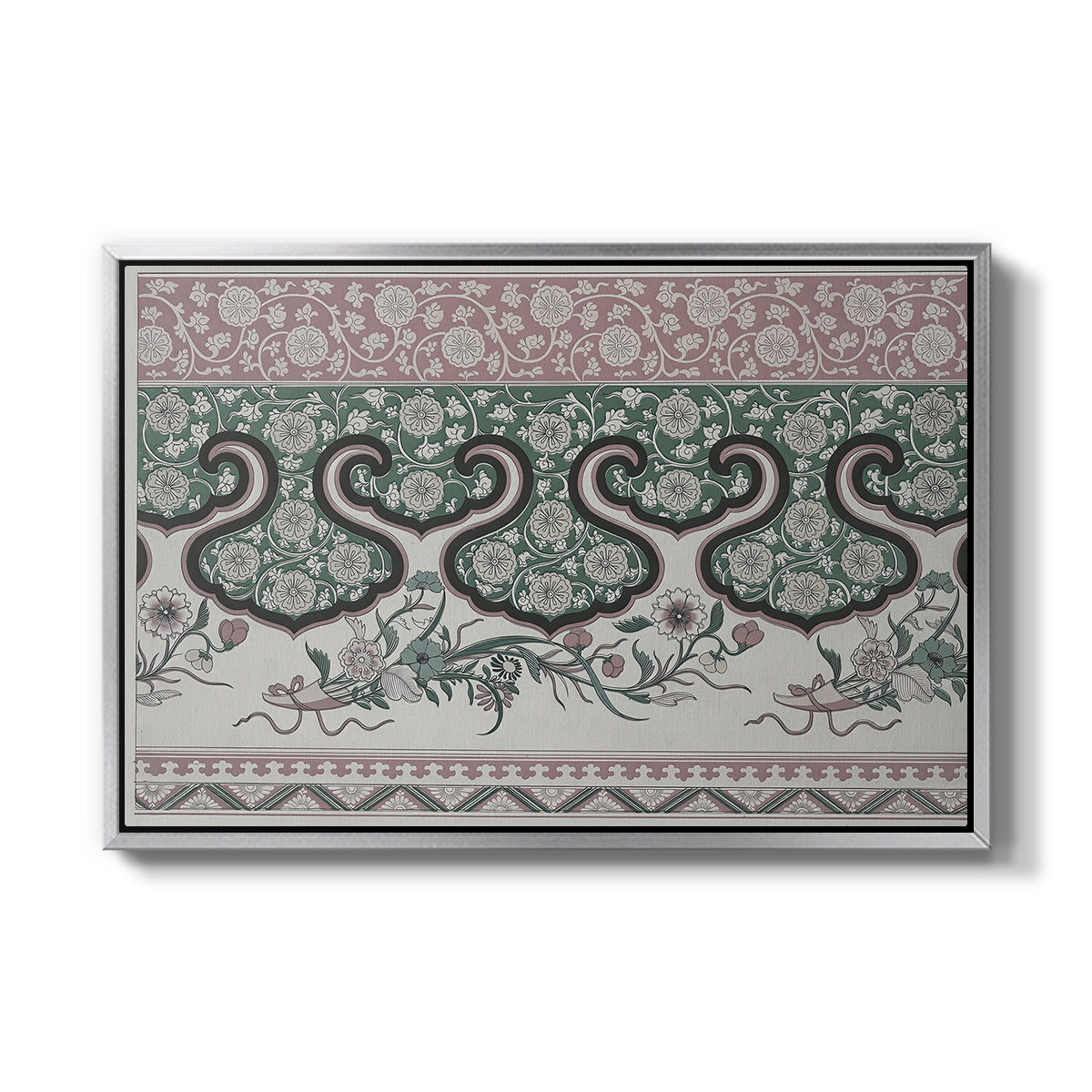 Examples of Chinese Ornament, Pl. LXXVI, 1867 - Floater Framed Canvas Print