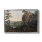 Landscape with the Balbersteine near Miesenbach, 1839 - Floater Framed Canvas Print
