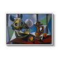 Still Life with Bull's Skull, 1939 - Floater Framed Canvas Print