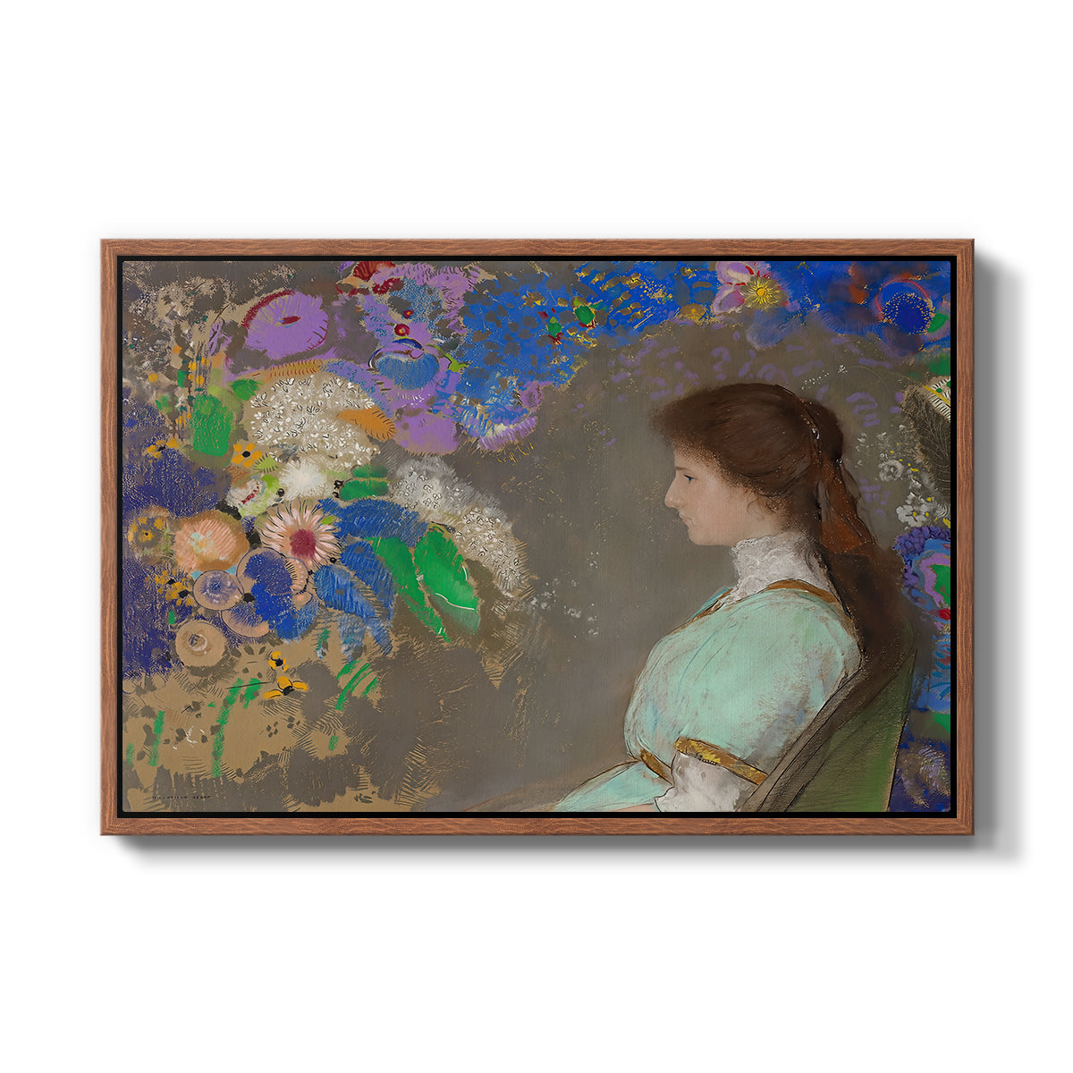 Portrait of Violette Heymann, 1910 - Floater Framed Canvas Print