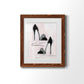 Shoes That Dazzle II - Barnwood Framed Art Print