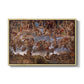 The Last Judgment (Charon's Boat and the Damned), 1536-1541 - Floater Framed Canvas Print