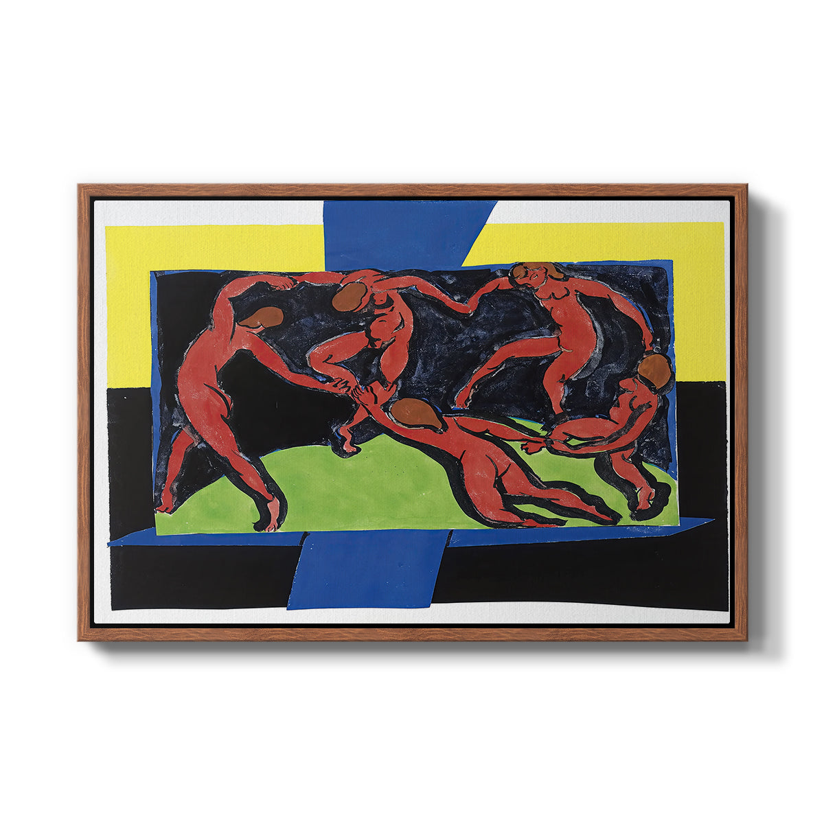 The Dance (La Danse), 1939 - Floater Framed Canvas Print