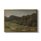 Landscape at Ljan, 1858 - Floater Framed Canvas Print