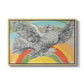 Flying Dove with Rainbow (Colombe volant à l'Arc-en-ciel), 1952 - Floater Framed Canvas Print