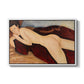 Reclining Nude from the Back (Nu couché de dos), c. 1917 - Floater Framed Canvas Print