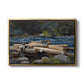 Hudson River, 1892 - Floater Framed Canvas Print