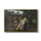 A Catholic Priest in Front of a Sarcophagus, c. 1857 - Floater Framed Canvas Print