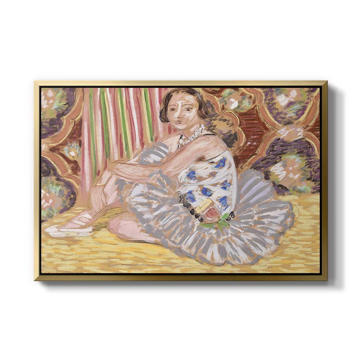 The Dancer (La danseuse), c. 1927 - Floater Framed Canvas Print