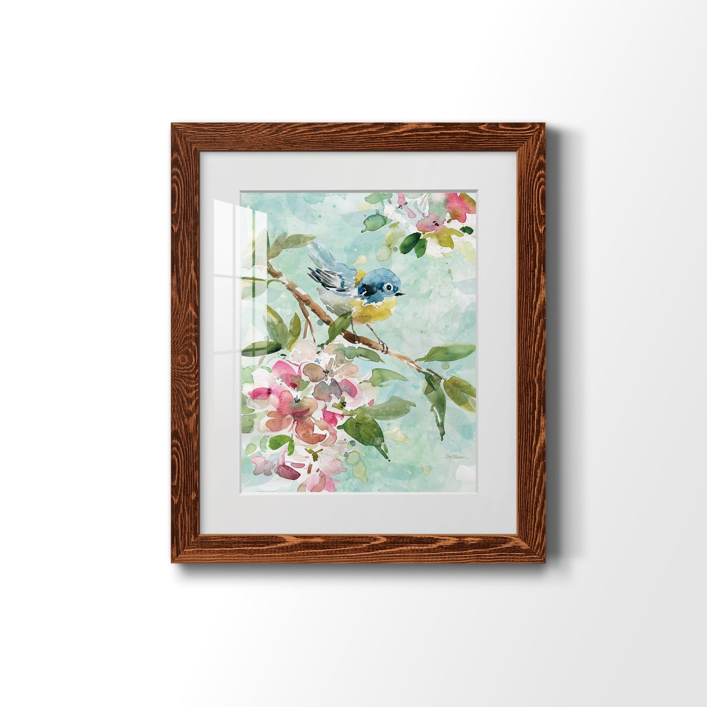 Asbury Garden Song I - Barnwood Framed Art Print