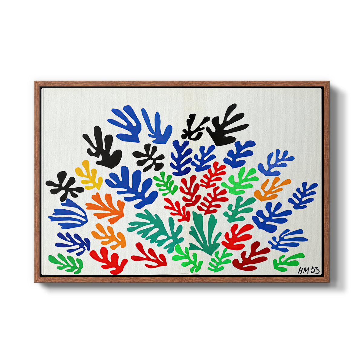 The Sheaf (La gerbe), 1953 - Floater Framed Canvas Print