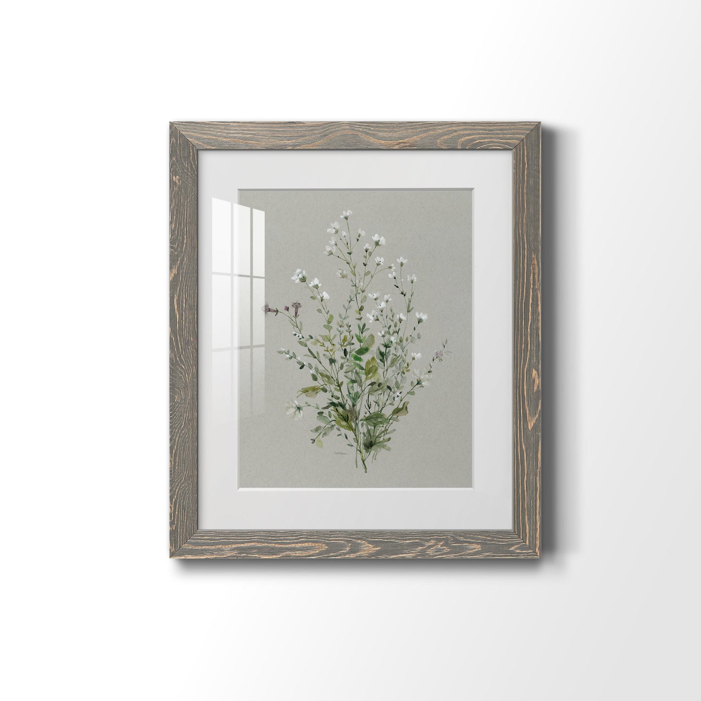 Bouquet of Grace I - Premium Framed Print - Distressed Barnwood Frame - Ready to Hang