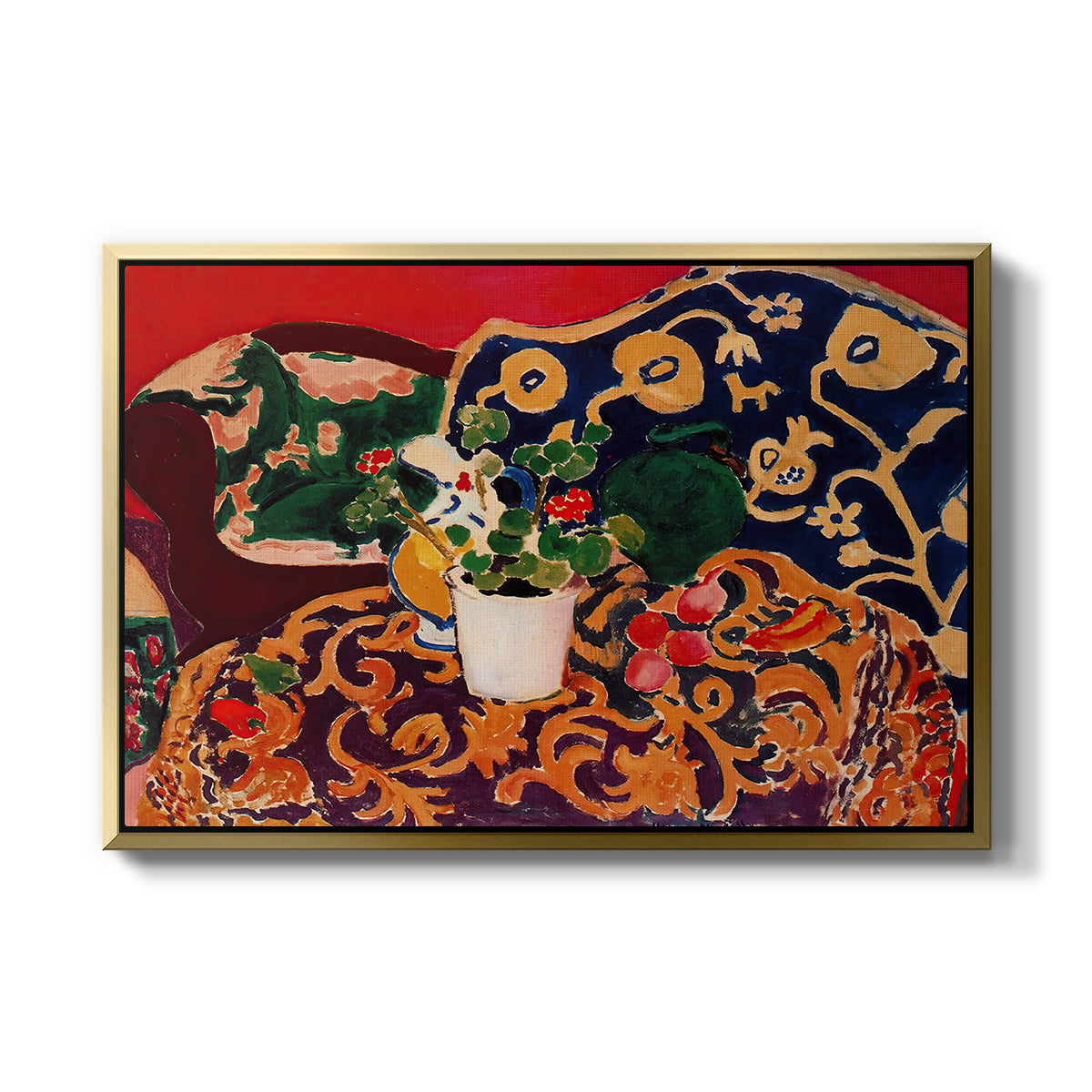 Spanish Still Life, c. 1910 - Floater Framed Canvas Print
