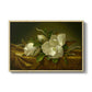 Magnolias on Gold Velvet Cloth, c. 1888-1890 - Floater Framed Canvas Print