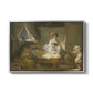 The Visit to the Nursery, c. 1775 - Floater Framed Canvas Print