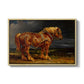 The Shire Horse Elephant in an Extensive Landscape, c. 1850s - Floater Framed Canvas Print