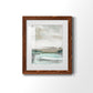 Summer Teal I - Premium Framed Print - Distressed Barnwood Frame - Ready to Hang