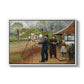 L. A. Ring Painting near Aasum Smithy, 1893 - Floater Framed Canvas Print