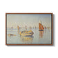 Concarneau, Quiet Morning, Opus 219, 1891 - Floater Framed Canvas Print