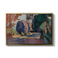 The Luxembourg Gardens, 1901 - Floater Framed Canvas Print