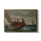 Breezing Up (A Fair Wind), 1873-1876 - Floater Framed Canvas Print