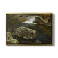 By the Mill Pond (En Mølledam), 1850 - Floater Framed Canvas Print