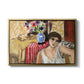 Woman Seated in an Armchair, c. 1920 - Floater Framed Canvas Print