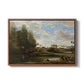Washerwomen at the Water's Edge, c. 1860-1870 - Floater Framed Canvas Print