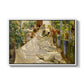 Sewing the Sail, 1896 - Floater Framed Canvas Print