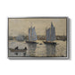 Two Schooners, Gloucester, c. 1880 - Floater Framed Canvas Print