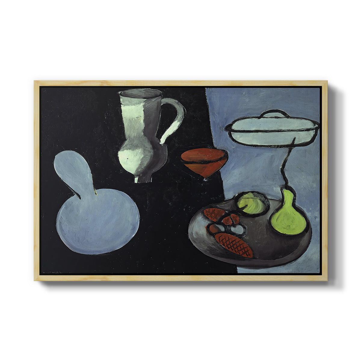 The Gourds (Les coloquintes), 1916 - Floater Framed Canvas Print