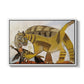 Cat Eating a Bird, 1939 - Floater Framed Canvas Print