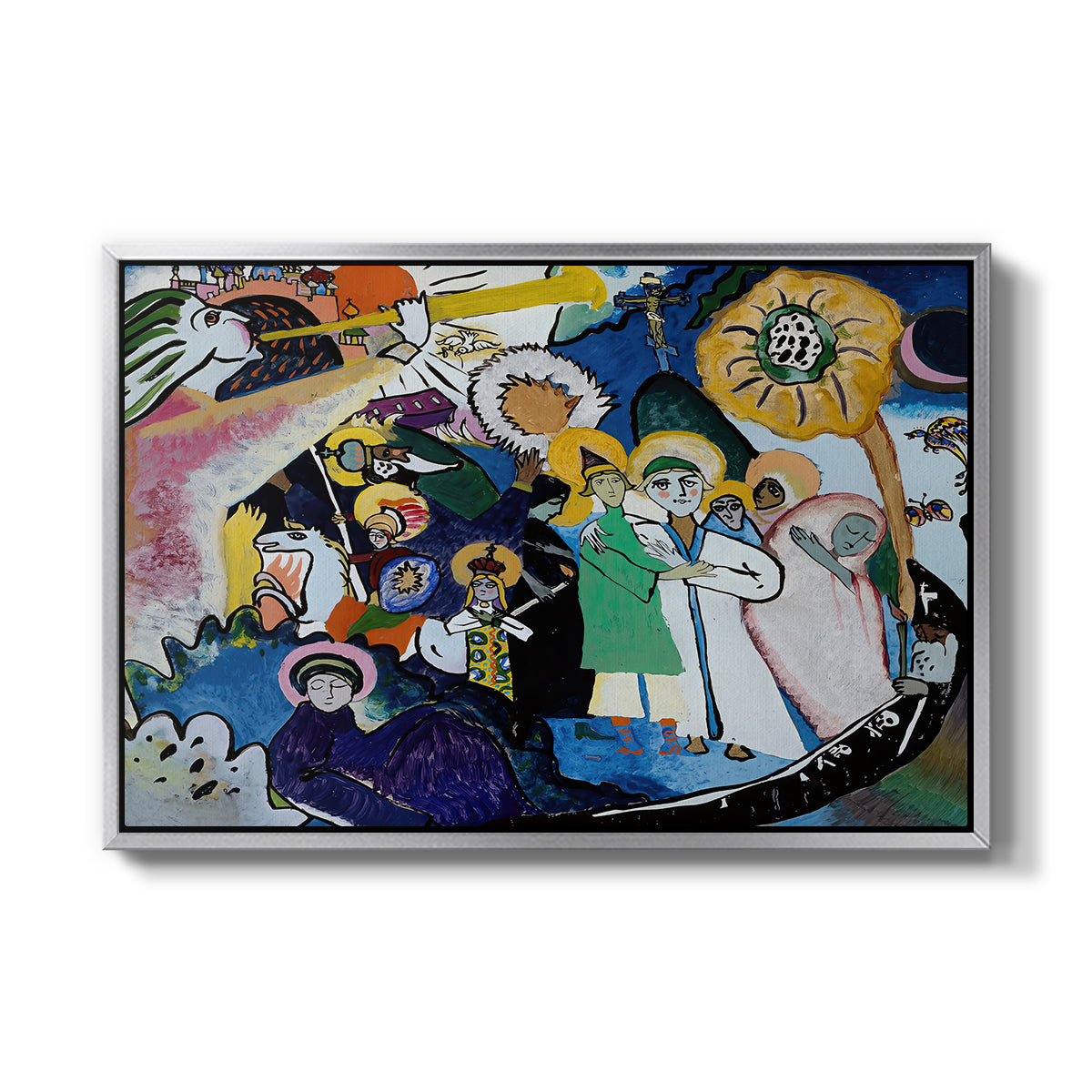 All Saints Day I, 1911 - Floater Framed Canvas Print