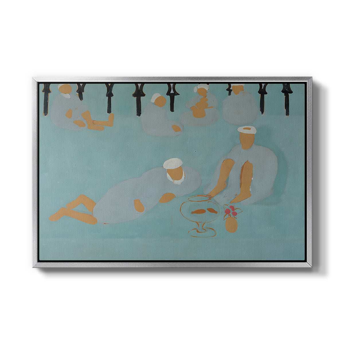 Arab Coffeehouse (Le café Maure), 1913 - Floater Framed Canvas Print