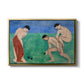 Game of Bowls, 1908 - Floater Framed Canvas Print