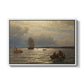 From the Inlet of Oslo, 1874 - Floater Framed Canvas Print