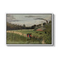 The Chair Factory at Alfortville, 1897 - Floater Framed Canvas Print