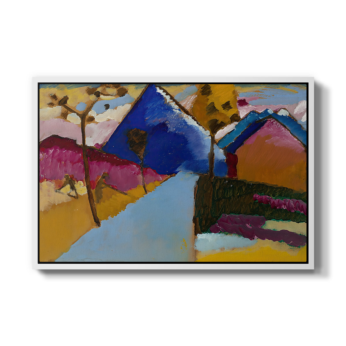 Kochel Straight Street, 1909 - Floater Framed Canvas Print