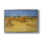 Wheat Field with Sheaves (Harvest in Provence), 1888 - Floater Framed Canvas Print