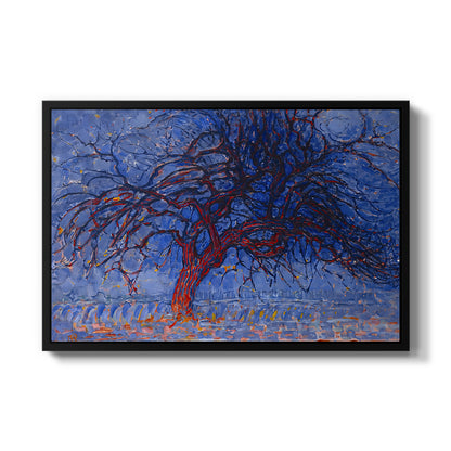The Red Tree, 1909 - Floater Framed Canvas Print